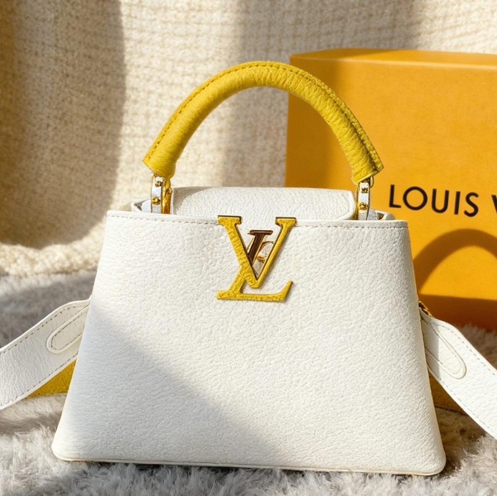 Louis Vuitton Capucines BB White